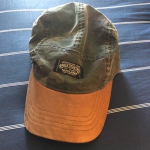 Polo Ralph Lauren 5 Panel Hat Leather